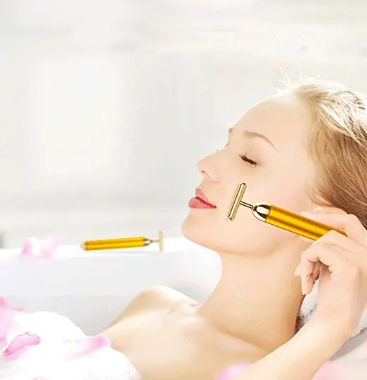 Face Lift Vibrating Facial Massager Anti Aging Face Wrinkle Vibration Beauty Instrument Face Slimming V Shape Skin Beauty Bar