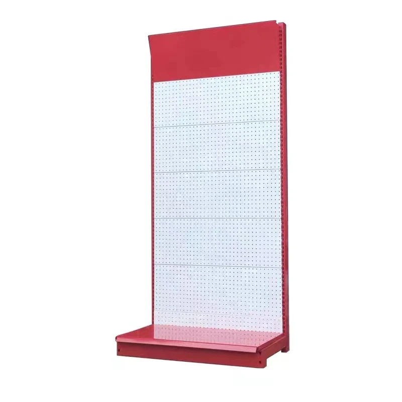 Metallic Supermarket Shelves Custom Retail Store Display Stand Wall Mini Racks Rack Gondola Shelving