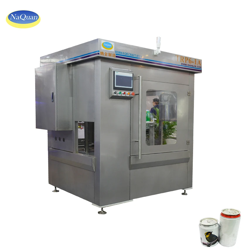 Aluminum Can Beverage Carbonated Drink can nitrogen gas filling sealing machine vacuum