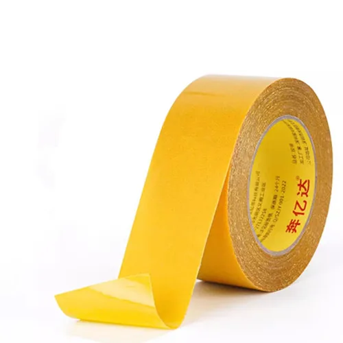 High viscosity removable no residue self adhesive rug non slip tape cloth double sided carpet tape