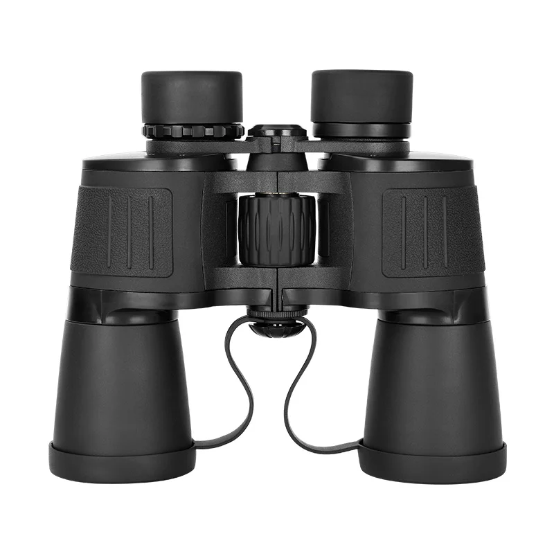 (BM-5097)High Power 10X50 FMC Lens Big Eye Large Field of View Outdoor Black Center Focus Rubber Eyecups HD Binoculars