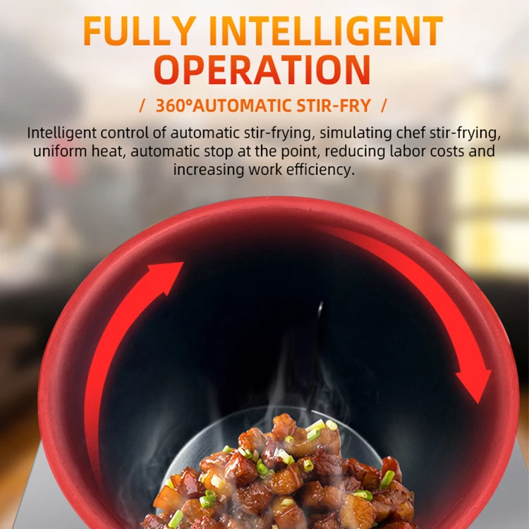 Automatic Stir Fry Robot Cooking Machine Auto Stir Fry Robot Wok Cooking Machine Stry Fry Fried Rice Machine For Restaurant