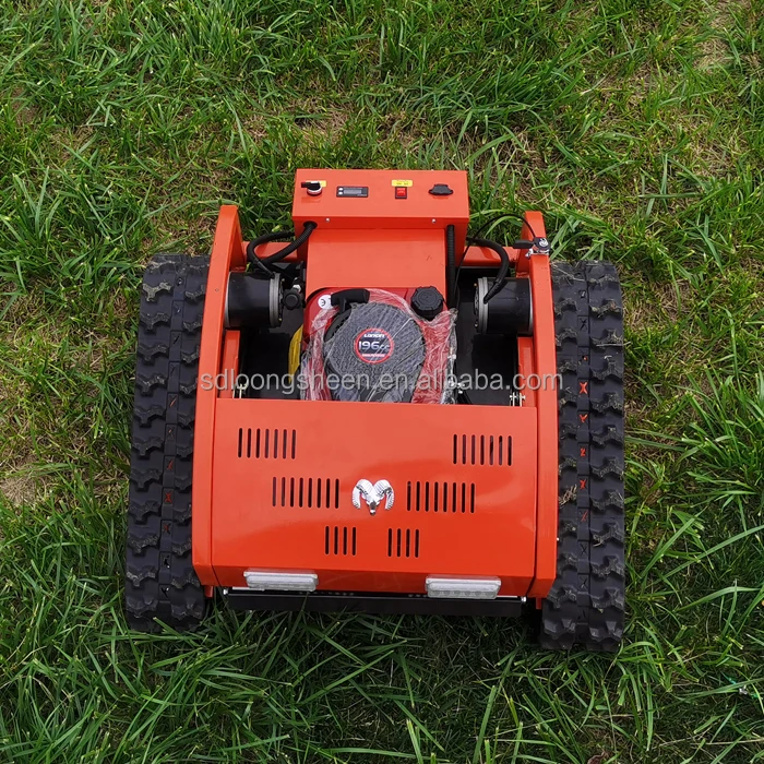 Crawler robot lawn mower self propelled remote control garden grass cutting machine