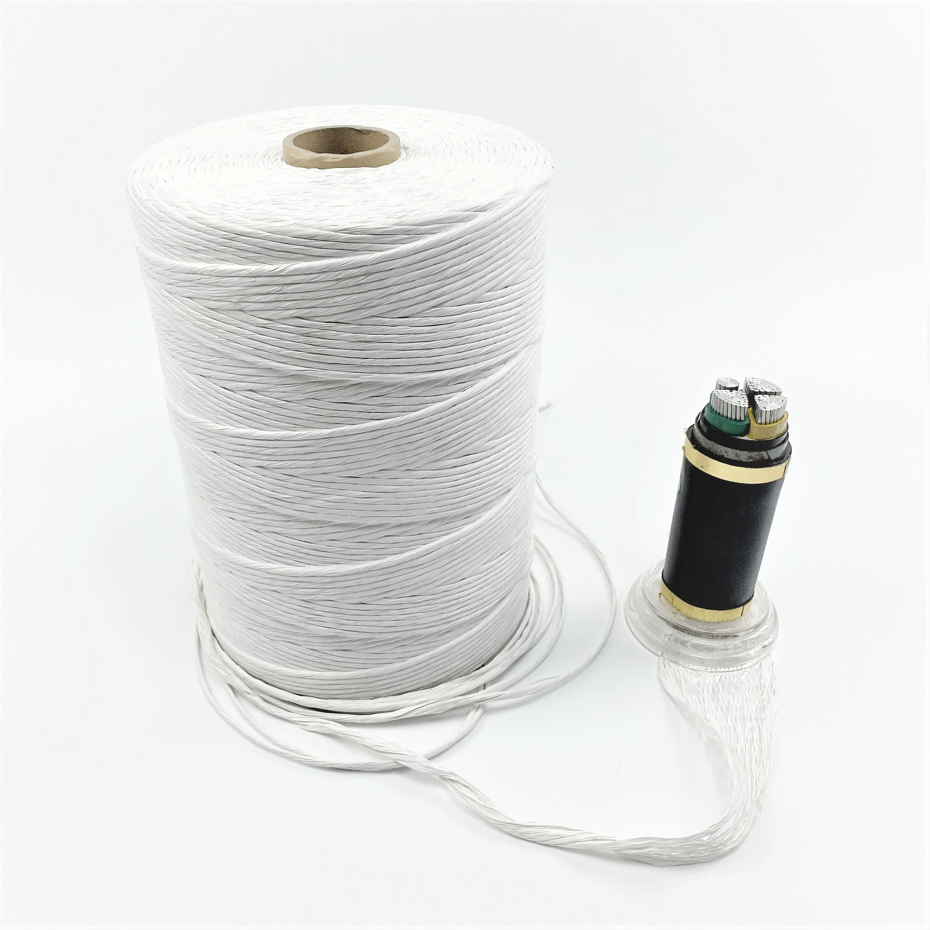 Supplier 100% PP  Fibrillated Cable Material Polypropylene pp filler yarn