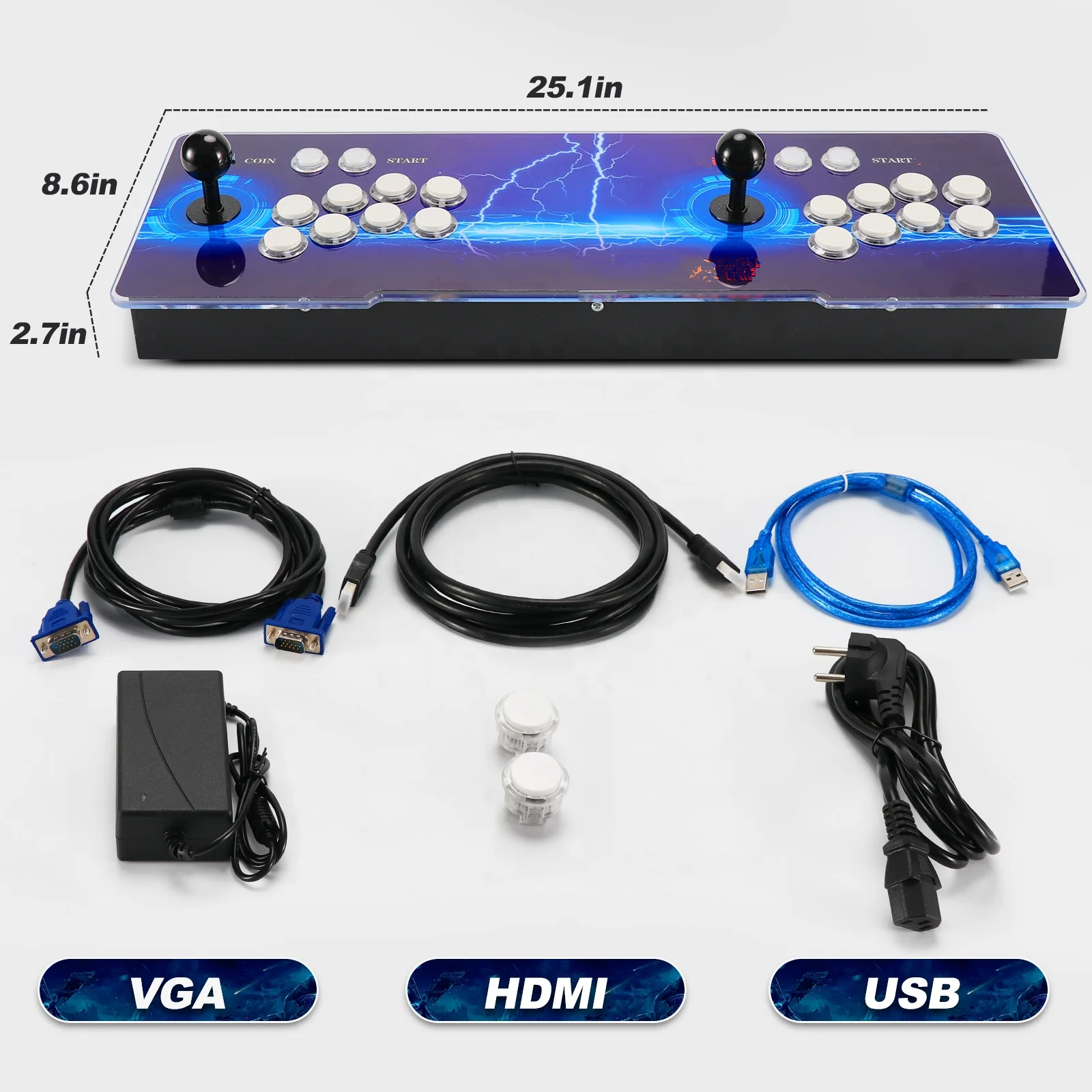 2023 newest factory original pandora DX 11000 in 1 HD  arcade game console Classic arcade game bartop machine