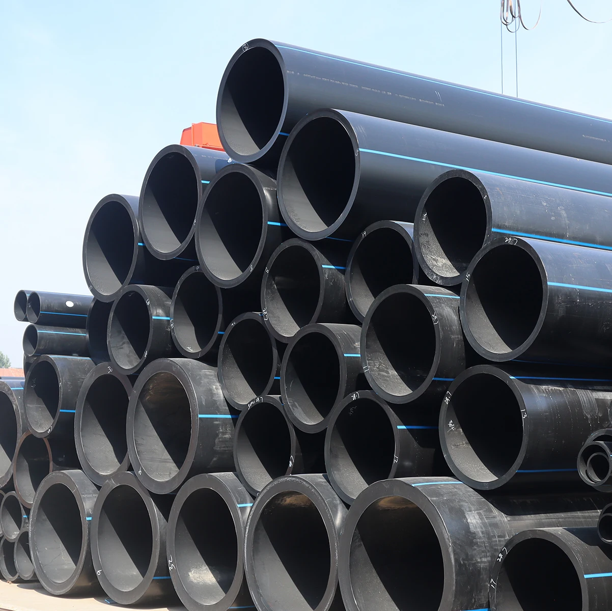 1200mm diameter 1500 160mm pn16  1.5 2 3 4 inch round 315mm poly pipe 6 inch pn10 hdp pipes 8 60 65mm 700mm pe hdpe water pipe