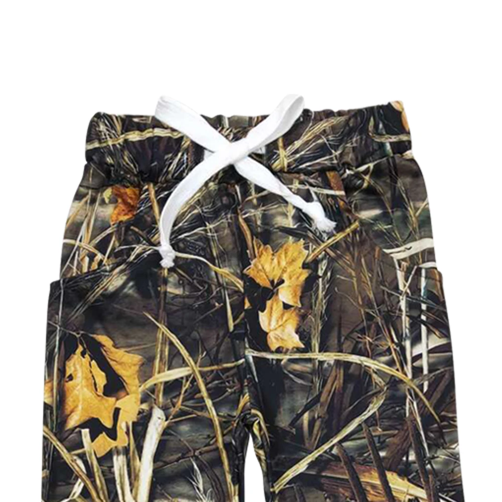 Baby clothes long pants high quality camo pocket children wholesale boys pants boutique low price clothes