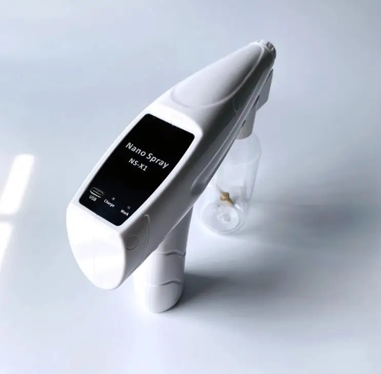 
Anti Backflow Wireless Fogger Cordless Blue Nano Spray Gun Rechargeable Disinfection Car Spray Fog Machine Christmas Gift 2021 