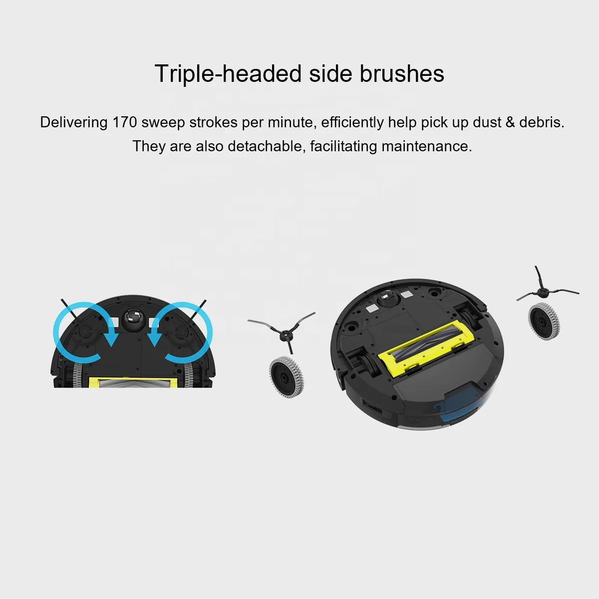 
CE certified 1500Pa Robot Vacuum Cleaner with Smart I-Dripping Water Tank Big Dustbin Auto Recharging and LCD screen and APP 