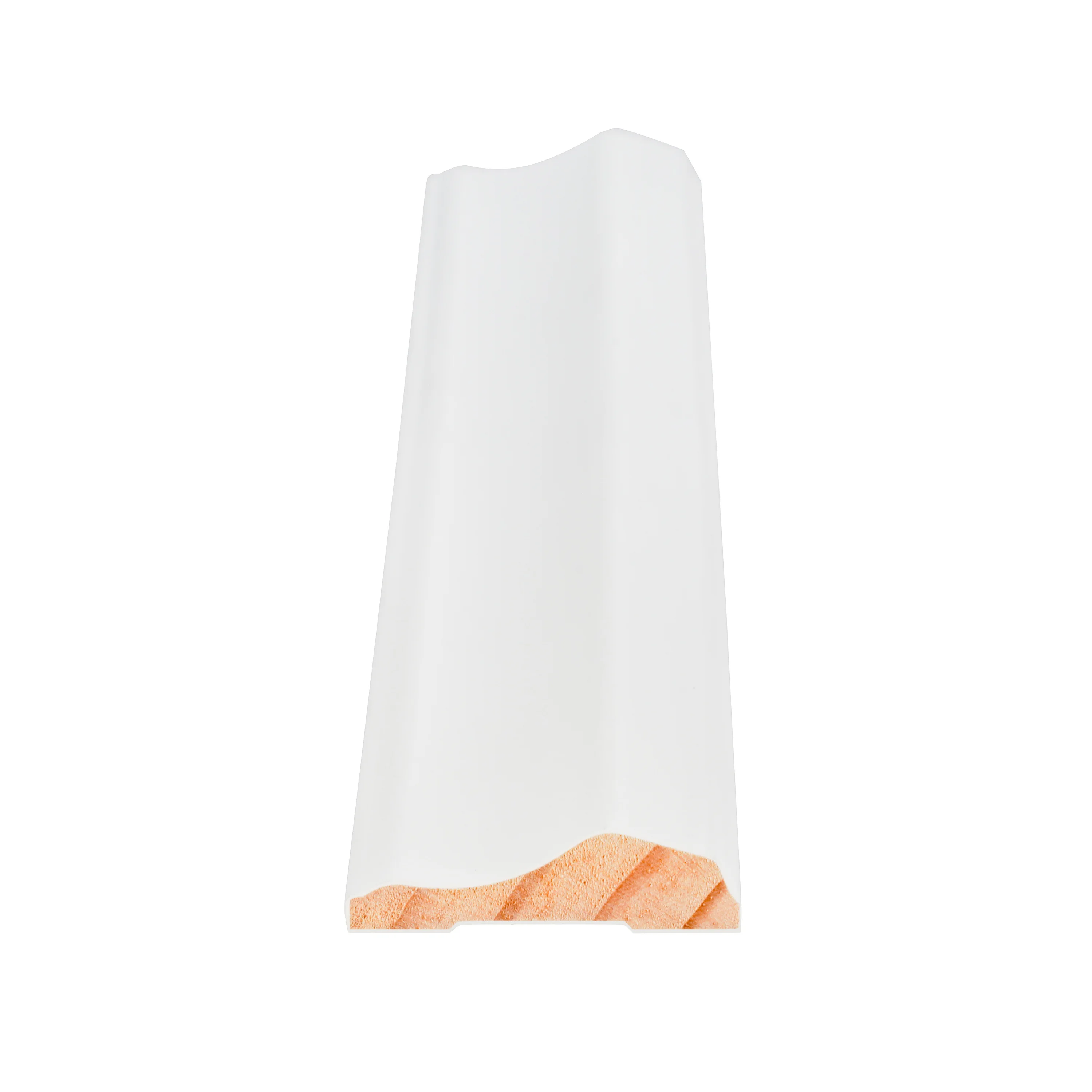 Customized Modern Design White Solid Pine Wood MDF Skirting Baseboard for Apartment Flooring Decoration