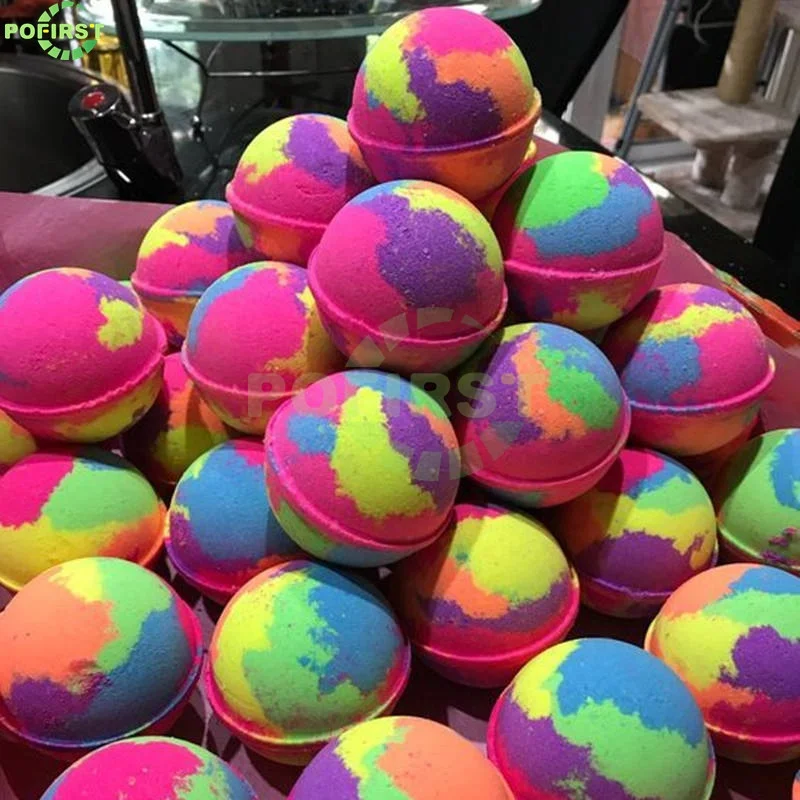 Wholesale Custom Colorful Bubble Bath Fizzies Natural Ingredients Handmade Bath Bombs Kids Bath Bombs