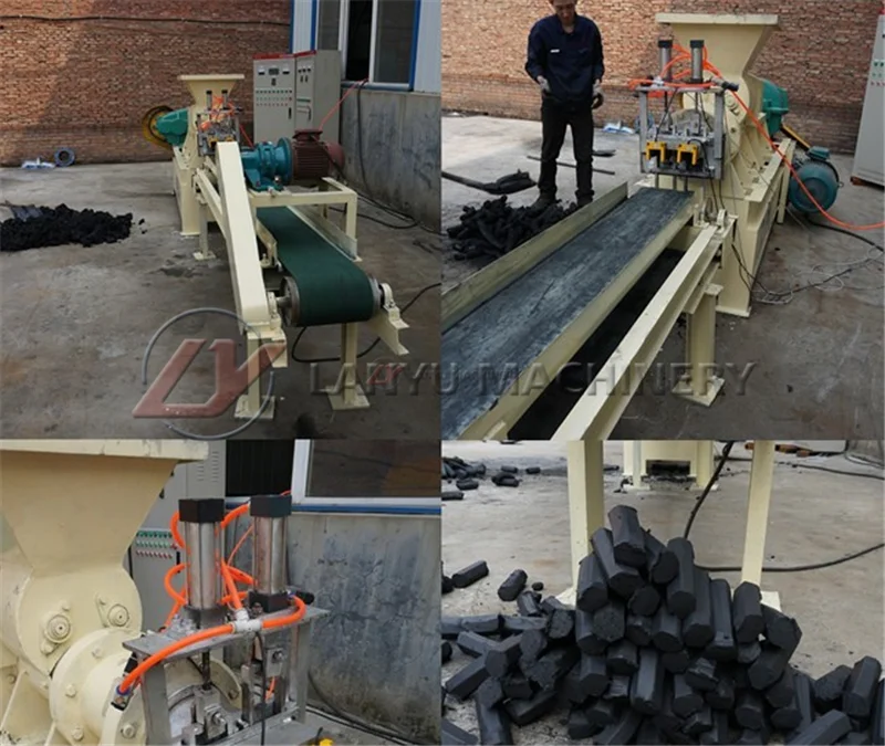 briquette making machine for coal pellets/peanut shell charcoal briquette making machine/cow dung briquettes making machine