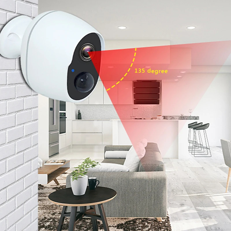 Waterproof  Mini Portable Camera Without Wire Indoor Full Hd 1080P Home For Cctv Camera