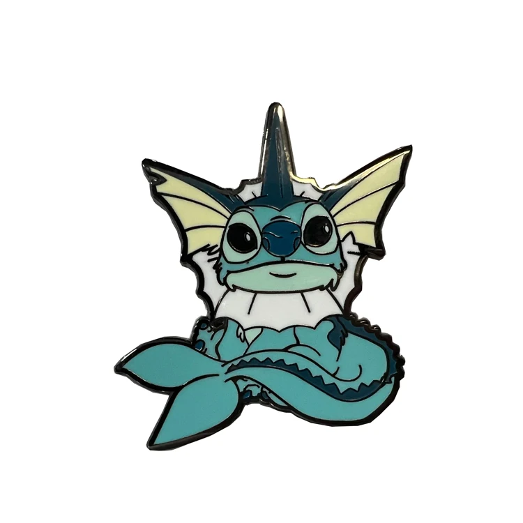 Chinese Manufacturer Promotional High Quality  Anime Characters Black Nickel Metal Hard Enamel Pins