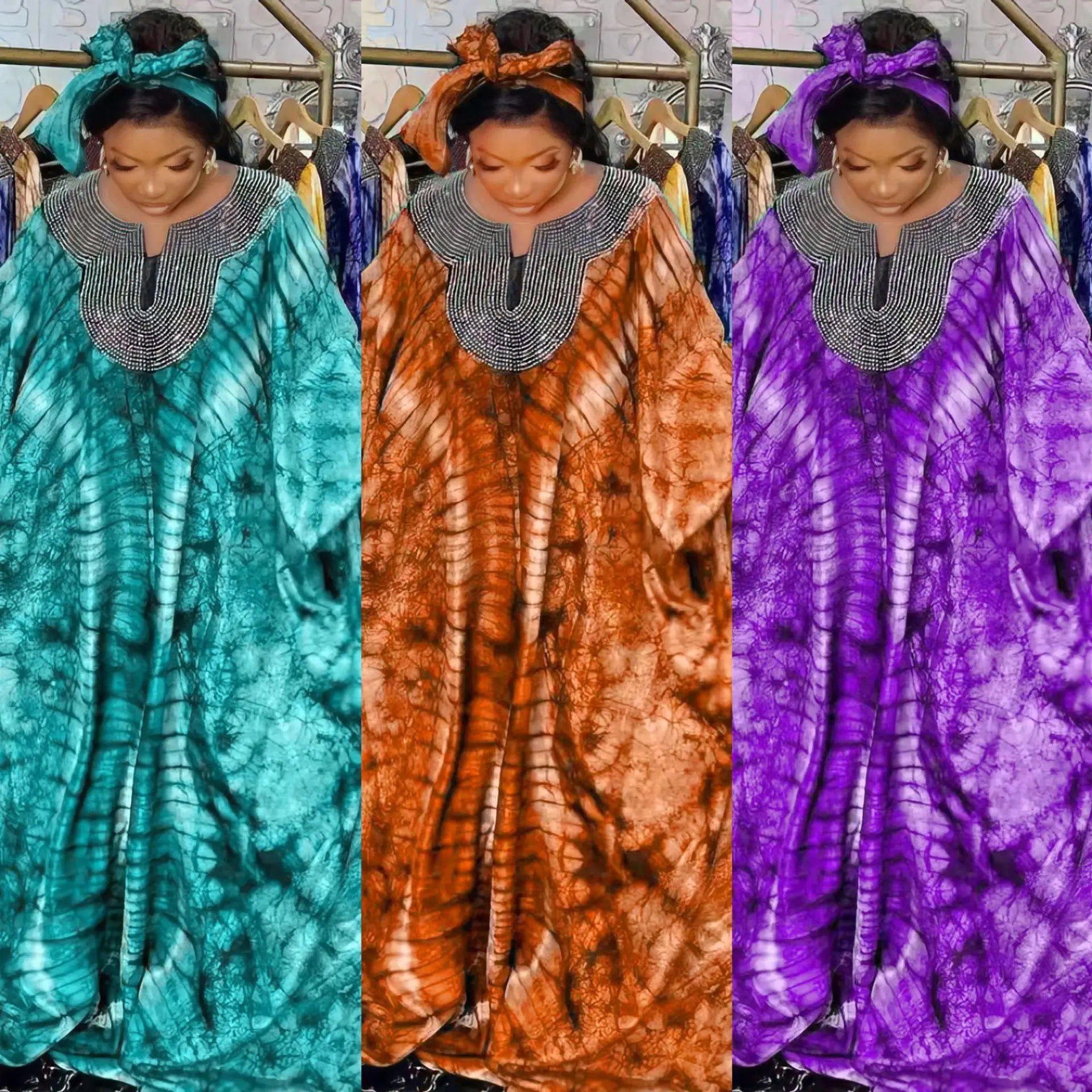Liu Ming African New Arrivals Women Casual Printed Evening Loose Maxi Dresses