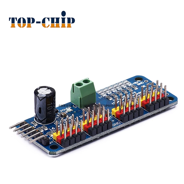 16-channel PWM servo drive board robot controller IIC interface driver module PCA9685