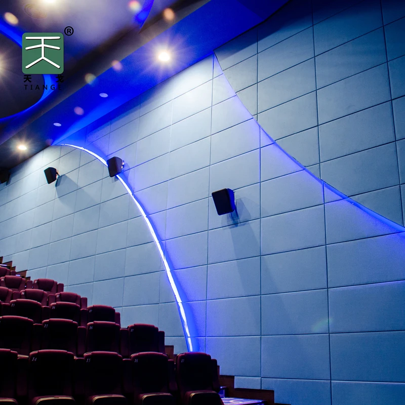 TianGe Auditorium/Studio/Cinema ECO wall decor Clothing Fabric Wrapped Sound proof Board Acoustic accoustic sound panels