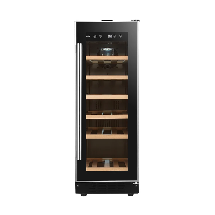 18 Bottles Single Zone Compressor Built-in Wine Cooler