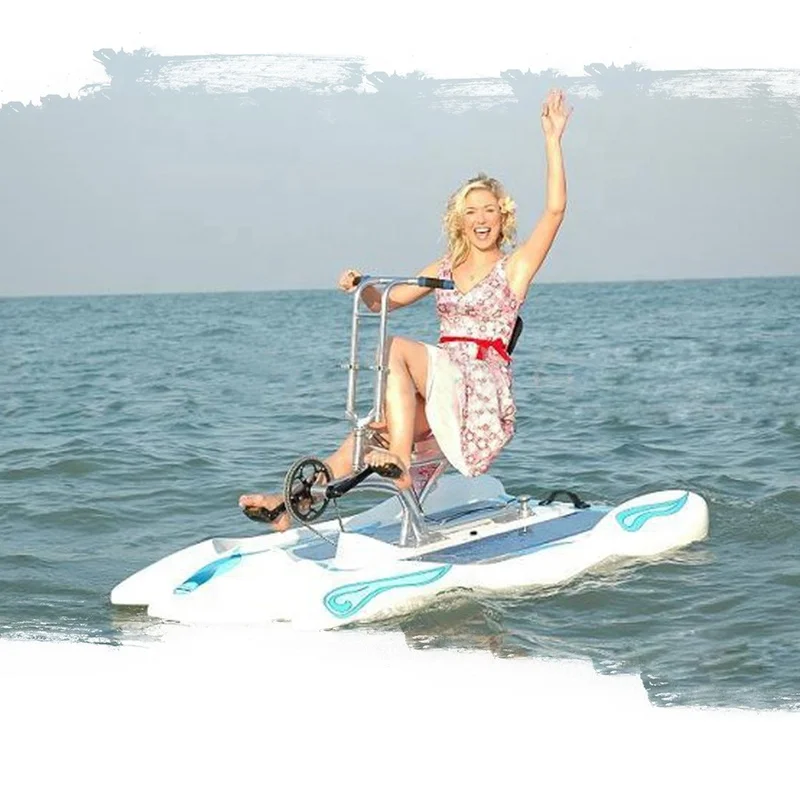New summer popular single water bike,water bicycle float with after sales provided