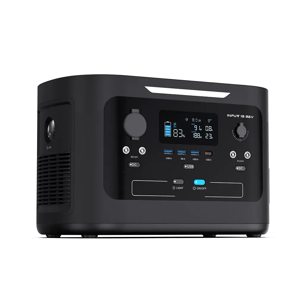 Fast Charging 220V Wireless Emergency Portable Power Station Camping 600W 800W 1000W Portable Outdoor Power Stations