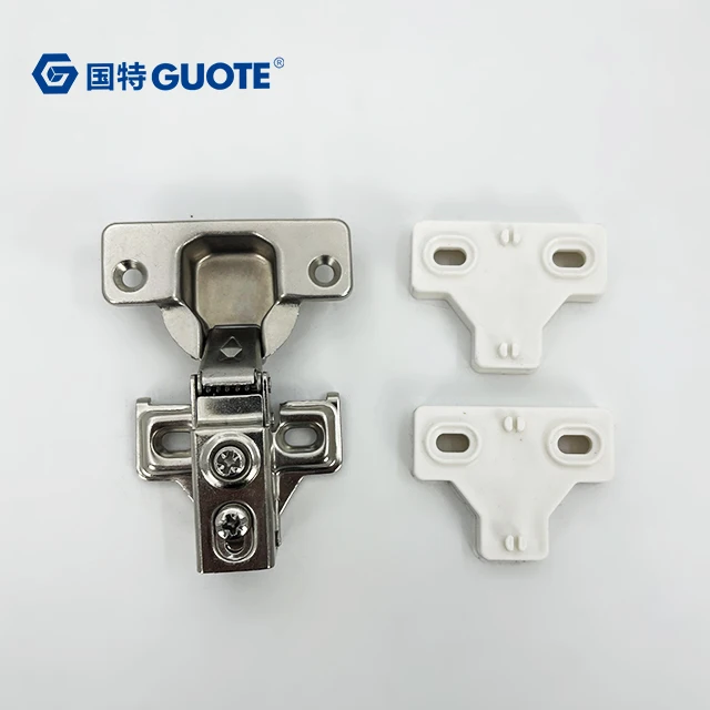 GUOTE folding hinge leaf spring damping folding cabinet door hinge stainless steel america style furniture hardware wardrobe