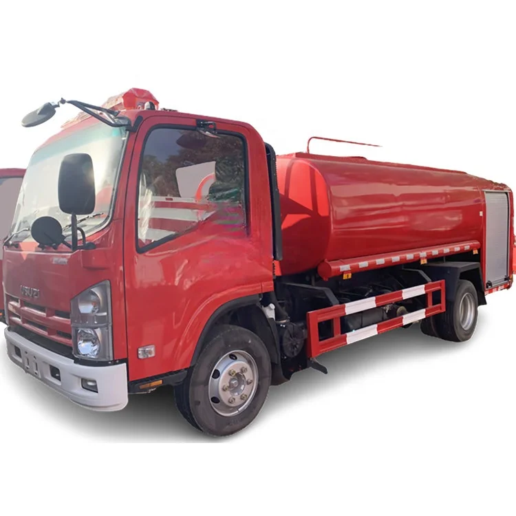 ladder ISUZU 4x2 4KL water tanker fire engine fighting tender RHD LHD DFAC 4x2 4KL Fireman Fire Engine agent Trucks for Sale