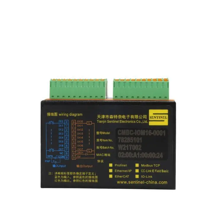 Exclusive Sale Industrial Ethernet IO Module Digital IP20 Protection Class DIGITAL Input 2A