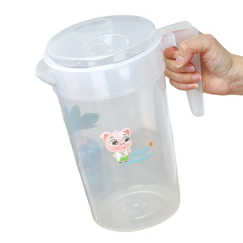 Hot Sale Large Capacity 3L Clear Plastic Juice Jar With Lid Pot Beverage Jar Tea Water Jug Ice Tea Pitcher Home And Kitchen
