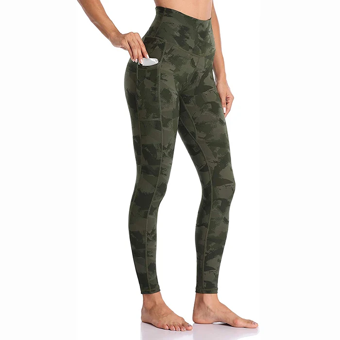 OEM Manufacture Best High Waisted Custom 87% Nylon and 13% Spandex Fitness Yoga Wear