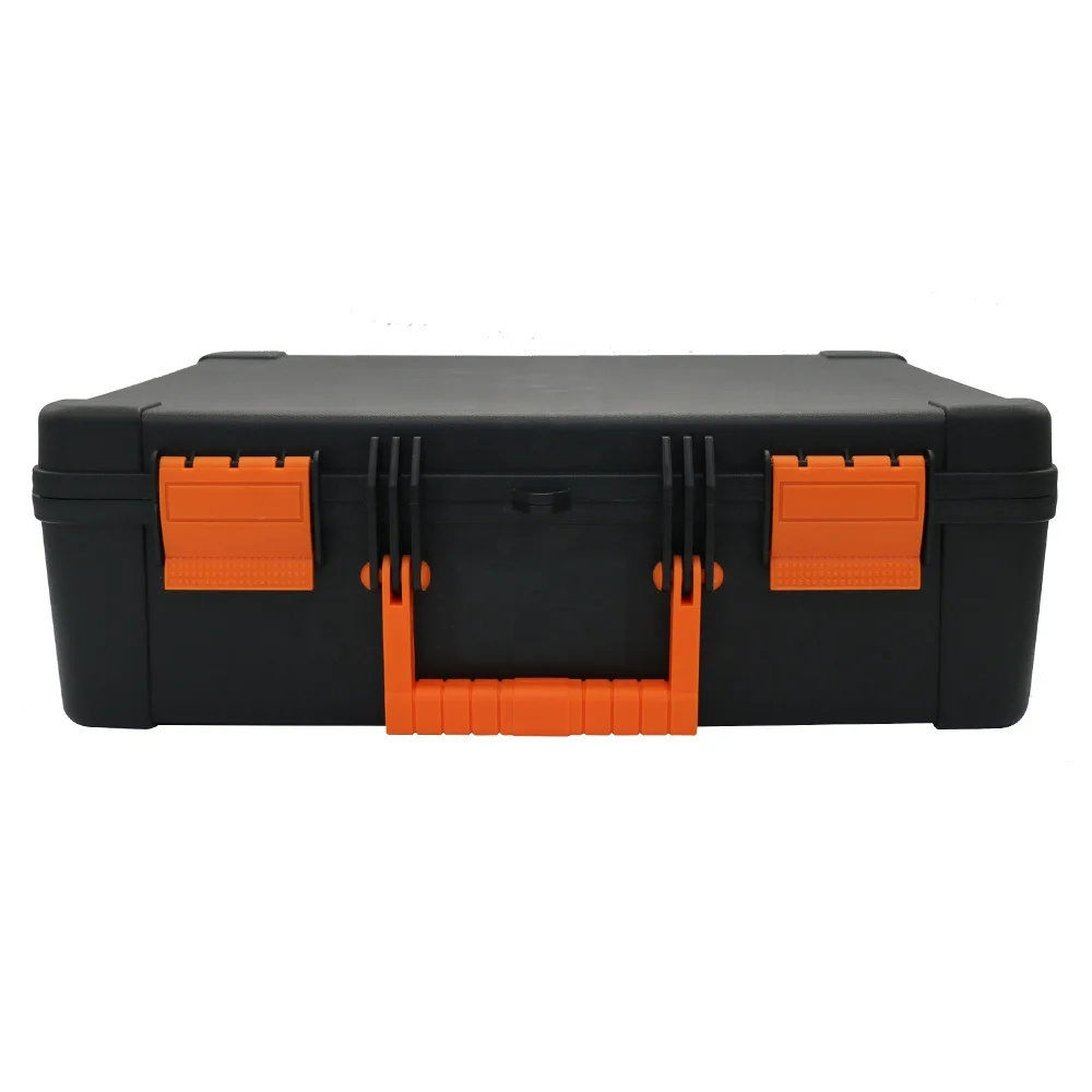 Safety and suitable Simple Empty Plastic Portable Carrying Tool Box with handle