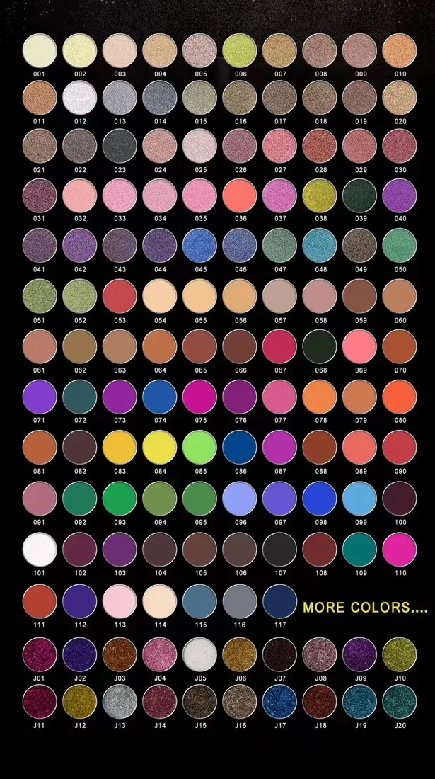 High pigmented duochrome nude eye shadow pallet custom glitter eyeshadow palettes vegan private label eyeshadow palette