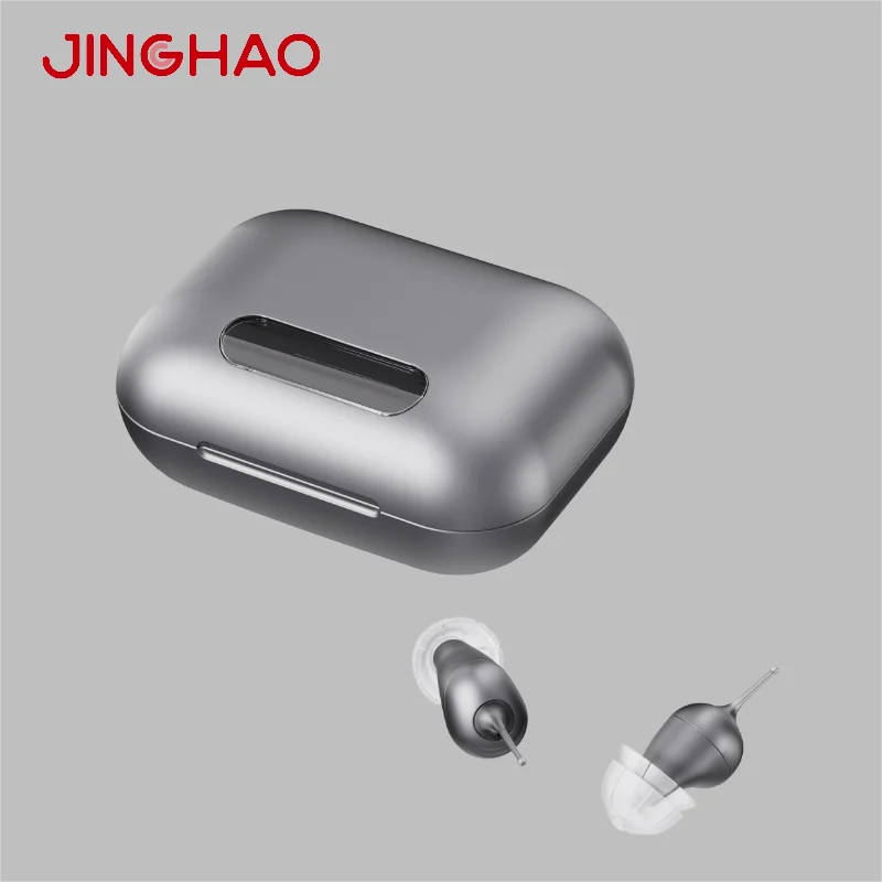 Digital Wireless Bluetooth Apparecchi Acustici Mini CIC iic Hearing Aid Amplifier Digital Manufacturer With App Control