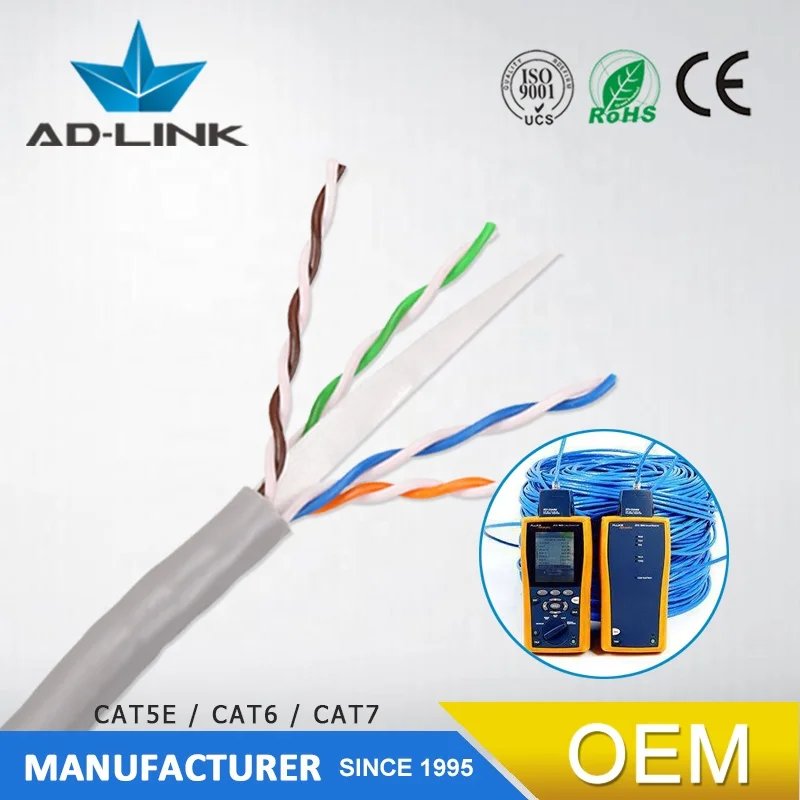 Сетевой кабель с Wi-Fi Systimax 1000 футов производство Oem 305 м коробка Cat6 сетевой Utp Ftp Cat6e медь