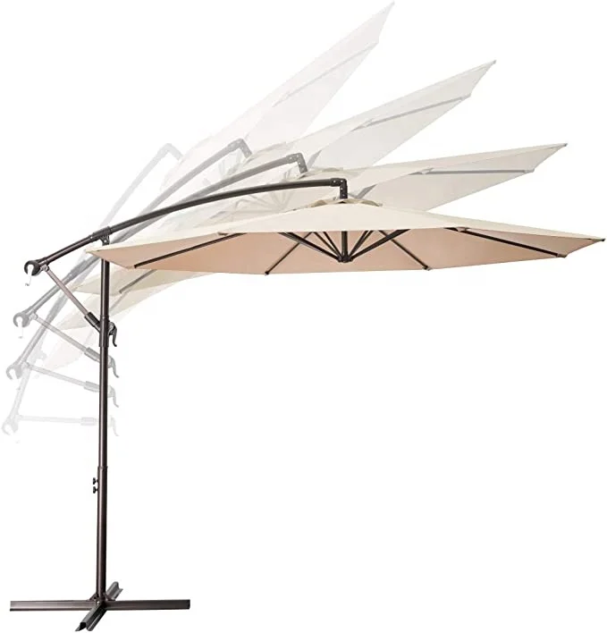 MiLan garden furniture Deluxe Patio Umbrella Outdoor Market Parasol target market Sunshade banana hanging umbrella