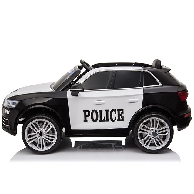 12V Kids Ride On Car SUV Truck Toys Remote Control Siren Children Electric Police Car