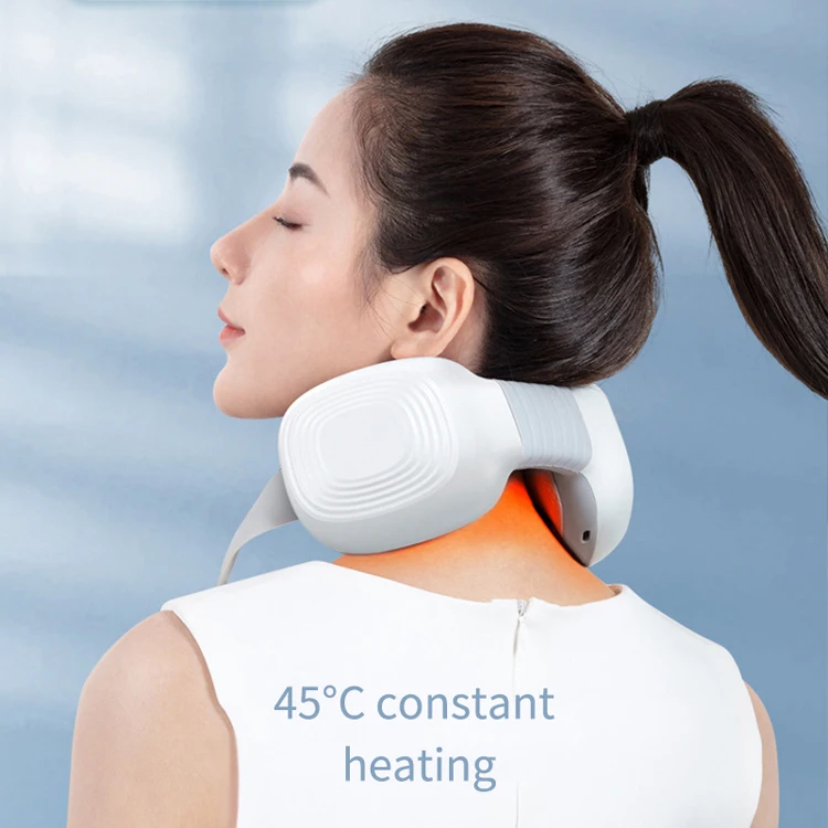 OEM New Arrival Cervical Massager Electric Heat Intelligent Neck Massager With Silicon Belt