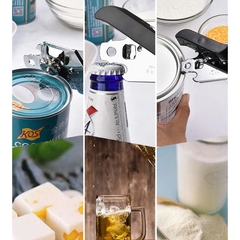 Amazon Hotsale Eco-Friendly Feature High quality Manual stainless steel Can Opener Bottle Openers