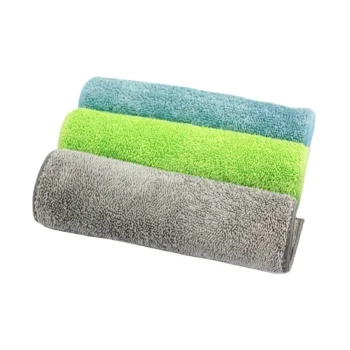 Kitchen Thickened Bamboo Charcoal Fiber Household Cleaning Cloths Absorbs Water Removes Oil Microfiber Dishwashing Towels
