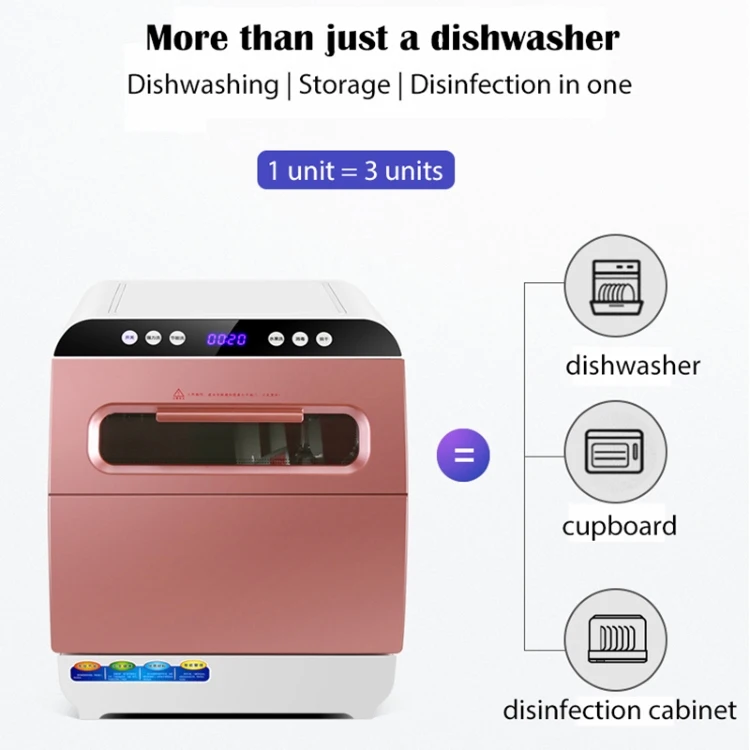 Portable Kitchen Household Automatic Home Intelligent Disinfection Dishwasher