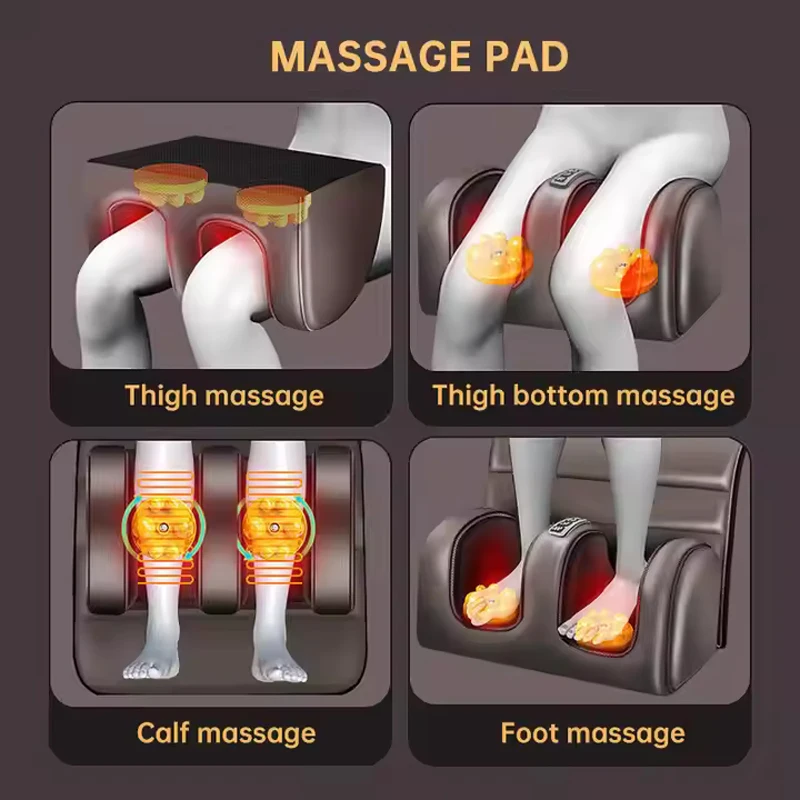 2024 Electric Massage Mattress Full Body Shiatsu Vibrating Heating Massage Mat For Relaxing Massager