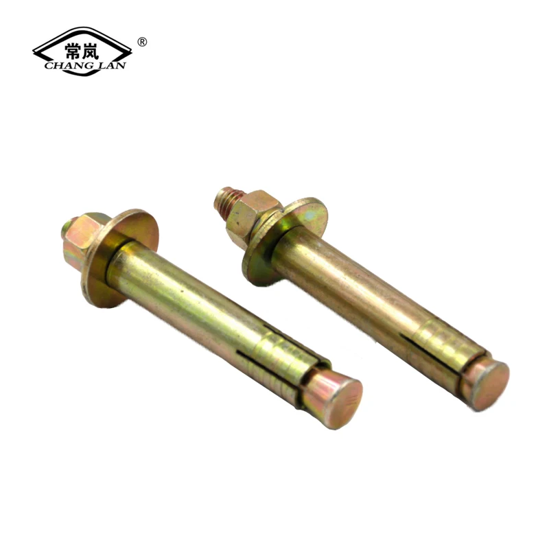 Sleeve Type Expansion Anchor Bolts with Flange lock hex nut