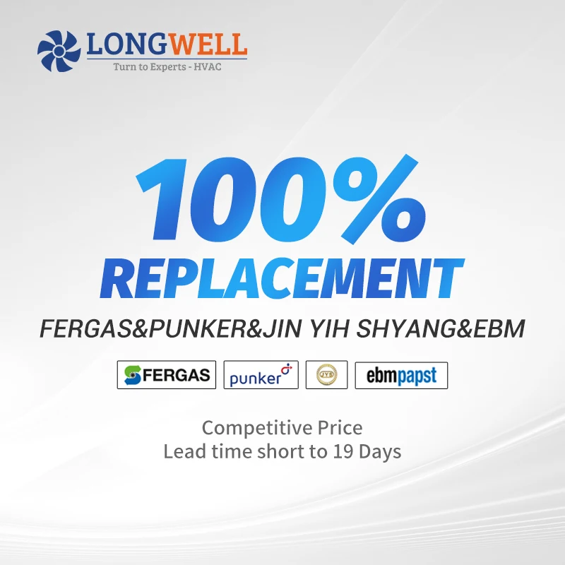 Центробежный вентилятор LONGWELL высокого давления 1 - 3 фазы AC DC EC с RS485 0-10 в PWM для AHU отопления охлаждения
