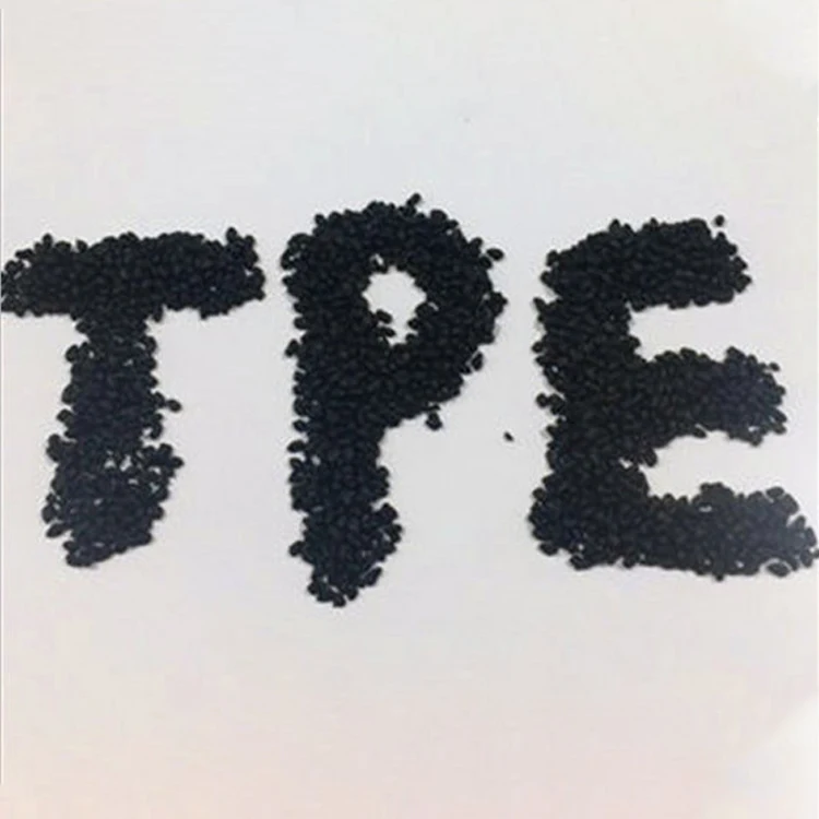 factory supply tpe granules raw material black tpe granules for phone cover Thermoplastic elastomer