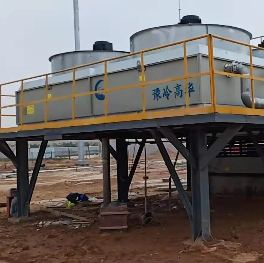 Dry and wet closed cooling system closed cooling tower combined air cooler for hydrogen production project