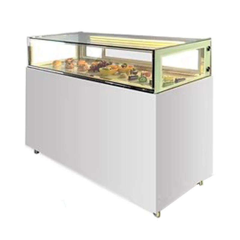 Black Angle Cake Chiller 3 Layer Commercial Luxury Cake Showcase Chiller Display Cake Refrigerator Showcase