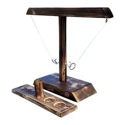 Drinking Game Toy Wooden Ring Toss Game Toss Hooks Board Party Toys Fast-paced Interactive For Bars Home Party Game Set