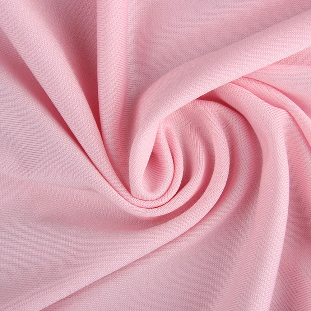 
75D 140gsm 92 polyester 8 spandex milk silk single jersey fabric for gym underwear 