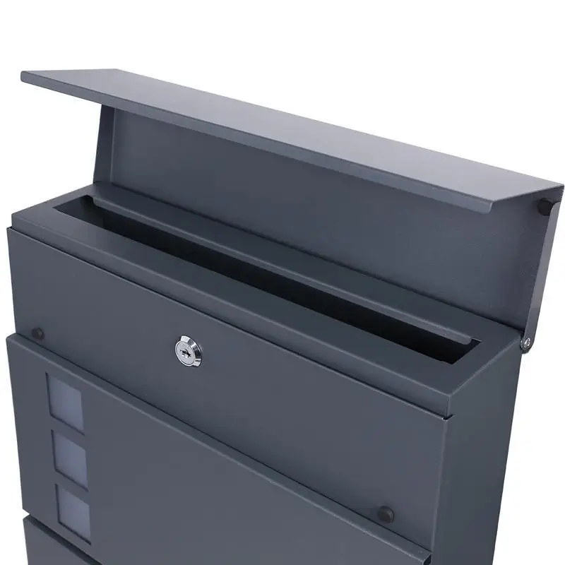 High quality stainless steel wall mounted post box parcel box mail box metal outdoor