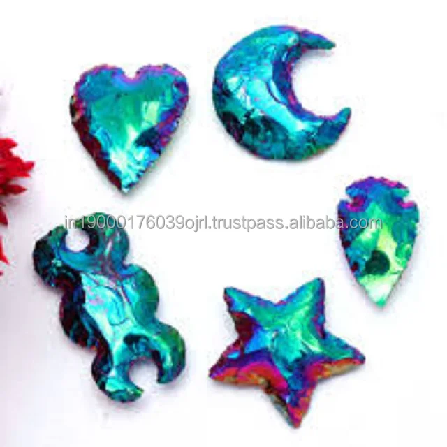 best selling india agate arrowheads opal opalite gemstone angel aura moon shape arrowhead for sale