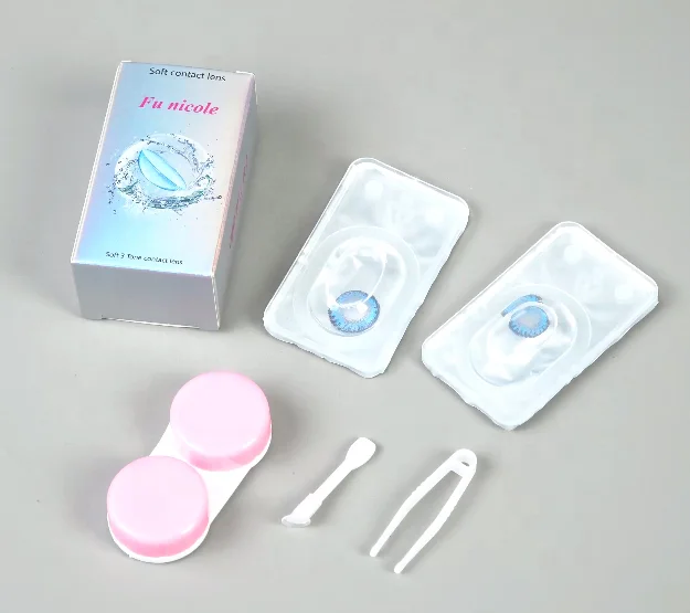 Европейские женские красотные цветные контактные линзы для глаз, модные коричневые ежедневные контакты оптом